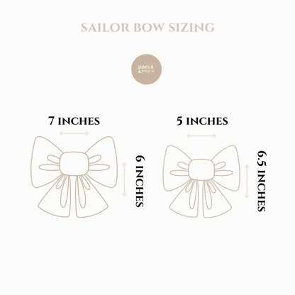 Beach day collection sailor bows